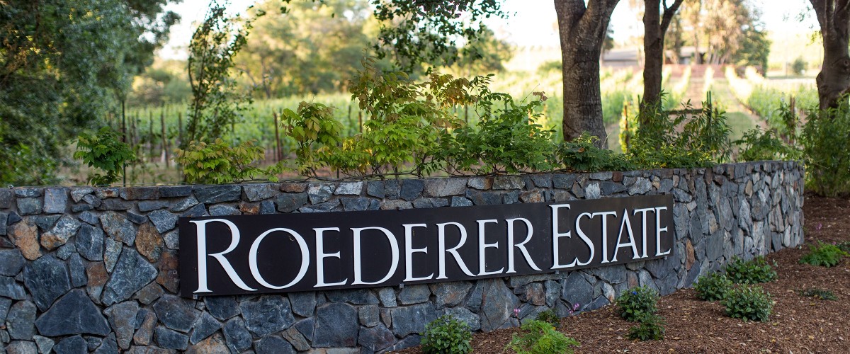 Roederer Estate entrance