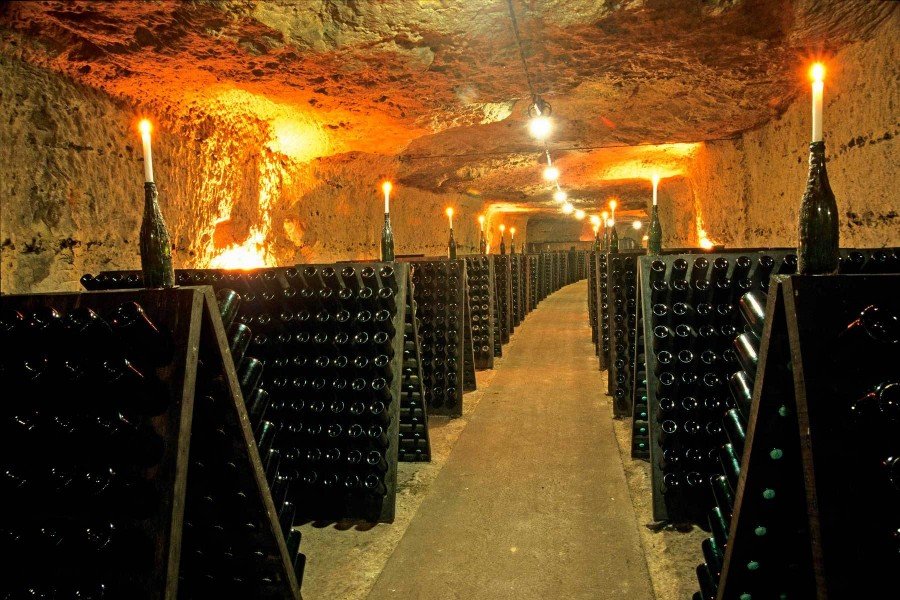 Cellar of Marc Brédif wine