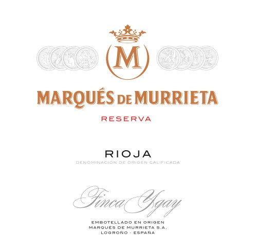 Label for {materiallist:brand_name} Rioja Reserva {materiallist:vintage}