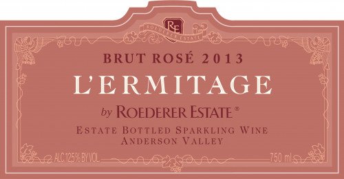 Label for {materiallist:brand_name} L’Ermitage Rosé 2013