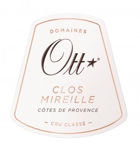 Label for {materiallist:brand_name} Clos Mireille Côtes de Provence Rosé {materiallist:vintage}