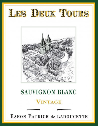 Label for {materiallist:brand_name} Les Deux Tours Sauvignon Blanc {materiallist:vintage}