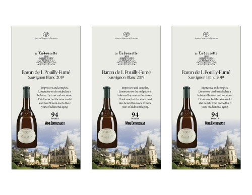 Shelf Talker for {materiallist:brand_name} Baron de L Pouilly-Fumé Sauvignon Blanc 2019