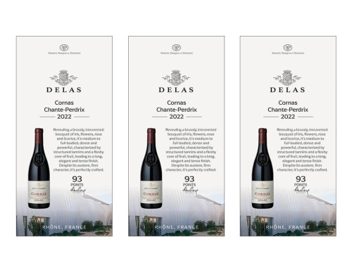 Shelf Talker for {materiallist:brand_name} Cornas Chante-Perdrix 2022