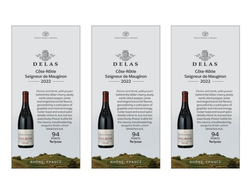 Shelf Talker for {materiallist:brand_name} Côte-Rôtie Seigneur de Maugiron 2022