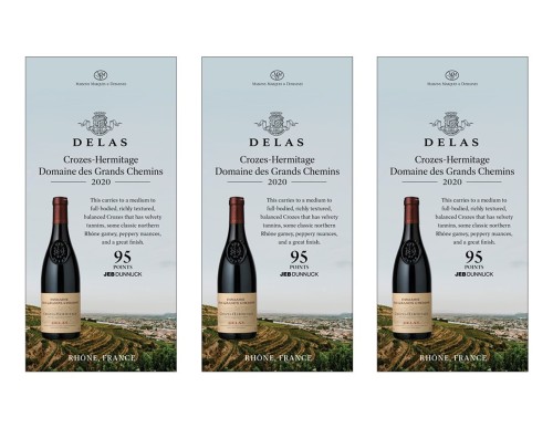 Shelf Talker for {materiallist:brand_name} Crozes Hermitage Domaine des Grands Chemins 2020