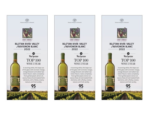 Shelf Talker for {materiallist:brand_name} Sauvignon Blanc 2022