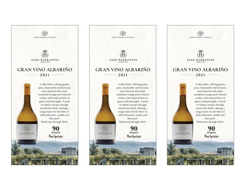 Shelf Talker for {materiallist:brand_name} Gran Vino Albariño 2021