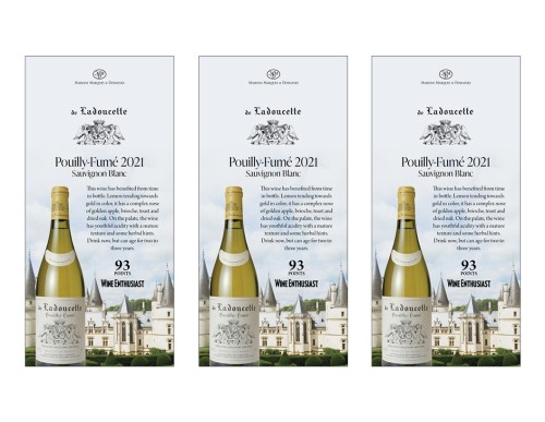 Shelf Talker for {materiallist:brand_name} Pouilly-Fumé Sauvignon Blanc 2021