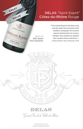Case Card for {materiallist:brand_name} Côtes-du-Rhône St. Esprit Rouge {materiallist:vintage}