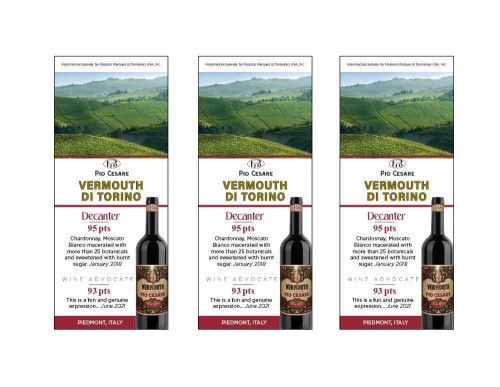 Shelf Talker for {materiallist:brand_name} Vermouth di Torino NV